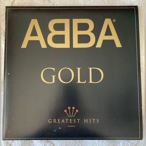 ABBA Vinyl Record, Gold  // Greatest Hits